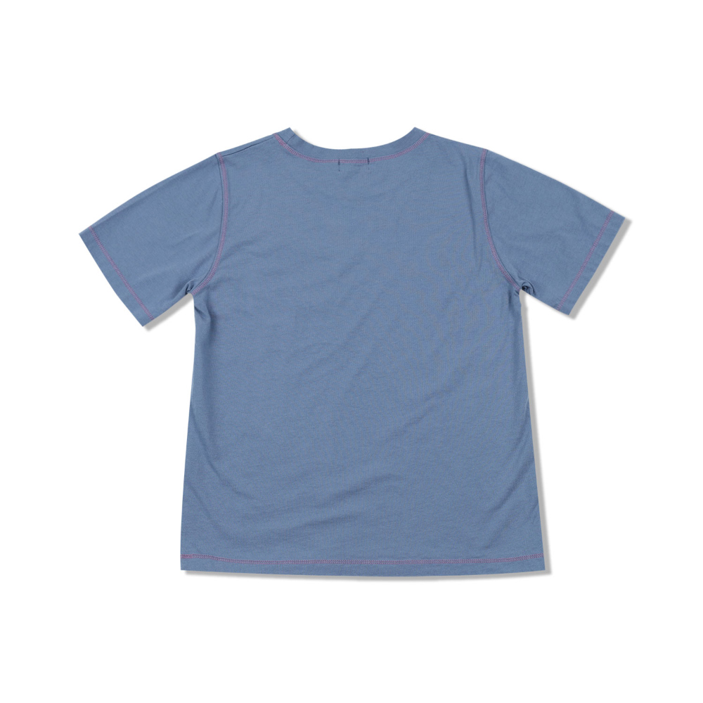 반팔 티셔츠 블루 색상 이미지-S2L33
